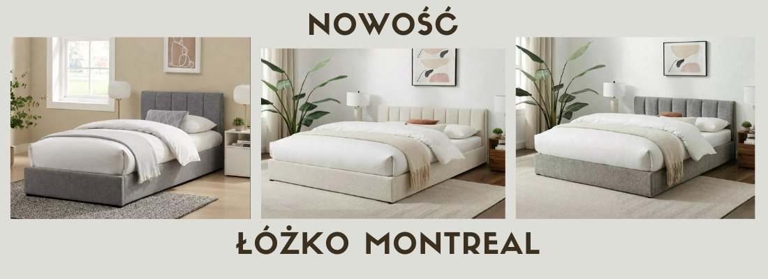 Łóżko tapicerowane Montreal